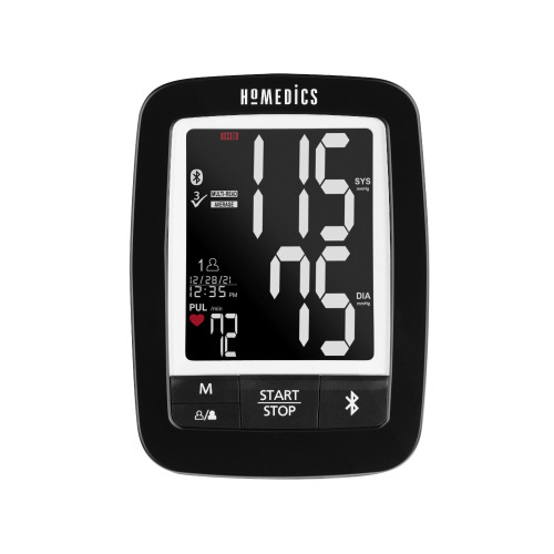 Front view of the Homedics Premium Arm Blood Pressure Monitor