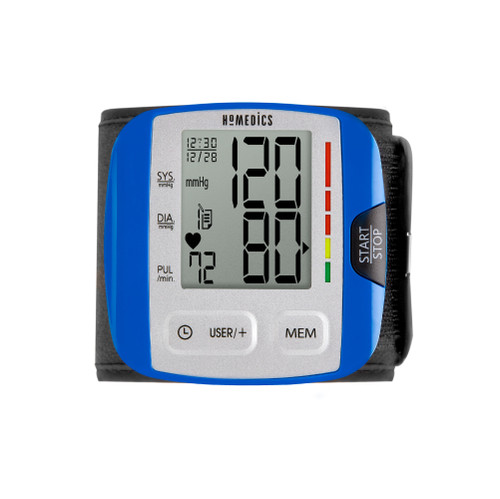 Automatic Wrist Blood Pressure Monitor with Smart Measure Technology - Front View