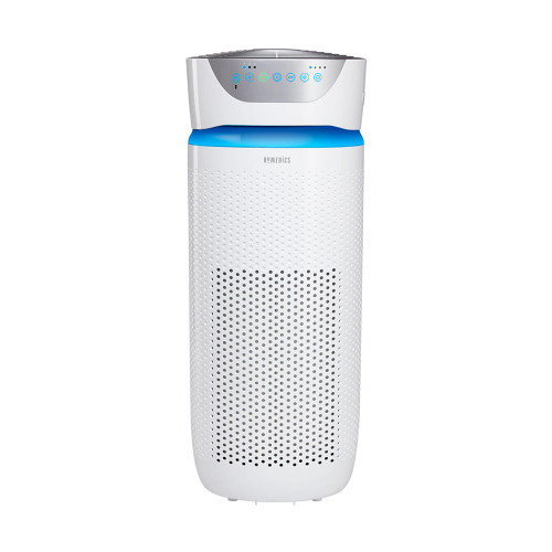 White | Front view of the white Homedics TotalClean 5-in-1 UV-C Large Room Air Purifier