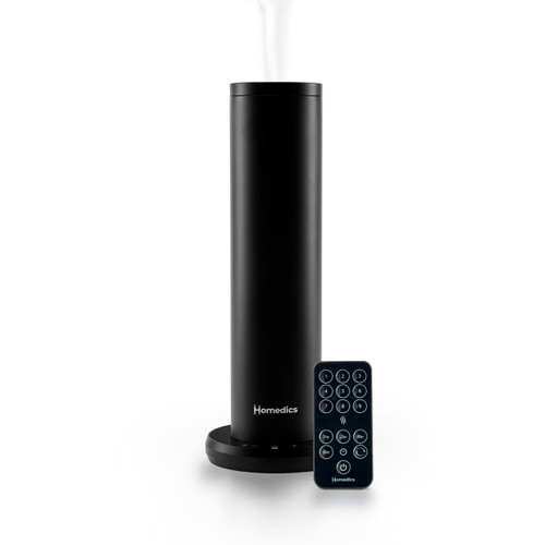 Black | Homedics® SereneScent™ Waterless Home Fragrance Diffuser comes with a remote to control the diffuser