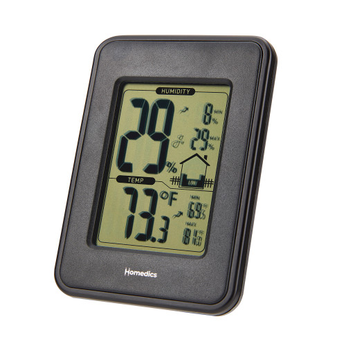 Front view of Homedics Indoor Humidity Monitor