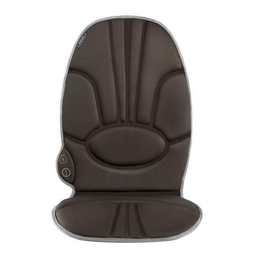 Brown | Front view of the brown Homedics Portable Back Massage Cushion
