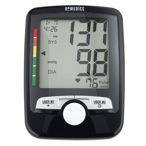 Front view of the Homedics Automatic Arm Blood Pressure Monitor with Smart Measure Technology