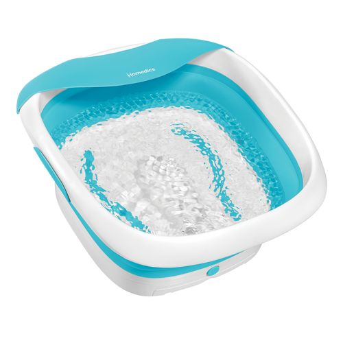 Angled view of Compact Pro Spa Collapsible Footbath with Heat