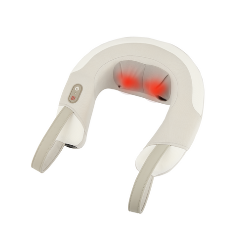 Angled view of the Homedics Shiatsu Rechargeable Neck Massager with Heat